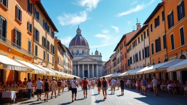 Visiting Rome in July: expect heat and crowds
